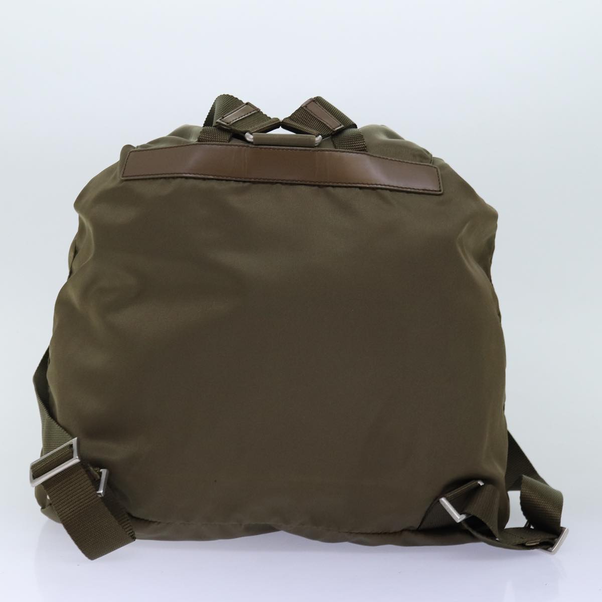 PRADA Backpack Nylon Brown Auth 72453 - 0