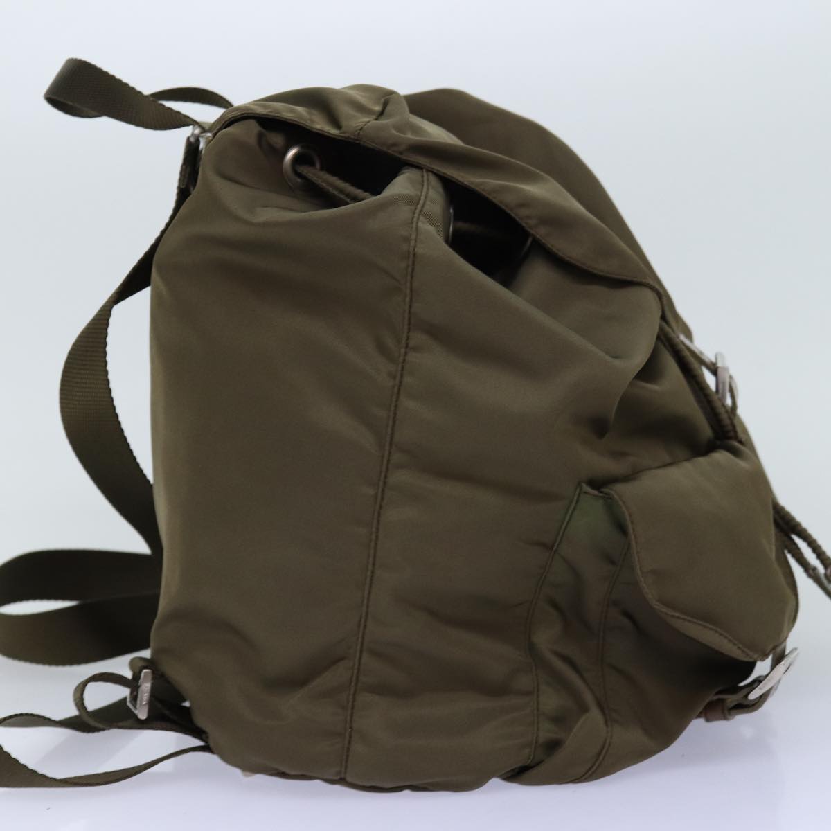 PRADA Backpack Nylon Brown Auth 72453