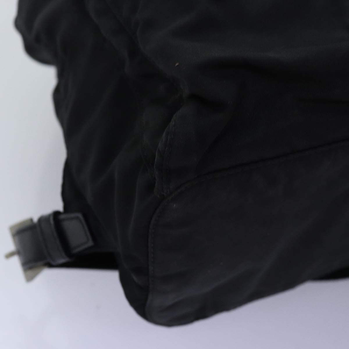 PRADA Backpack Nylon Black Auth 72491