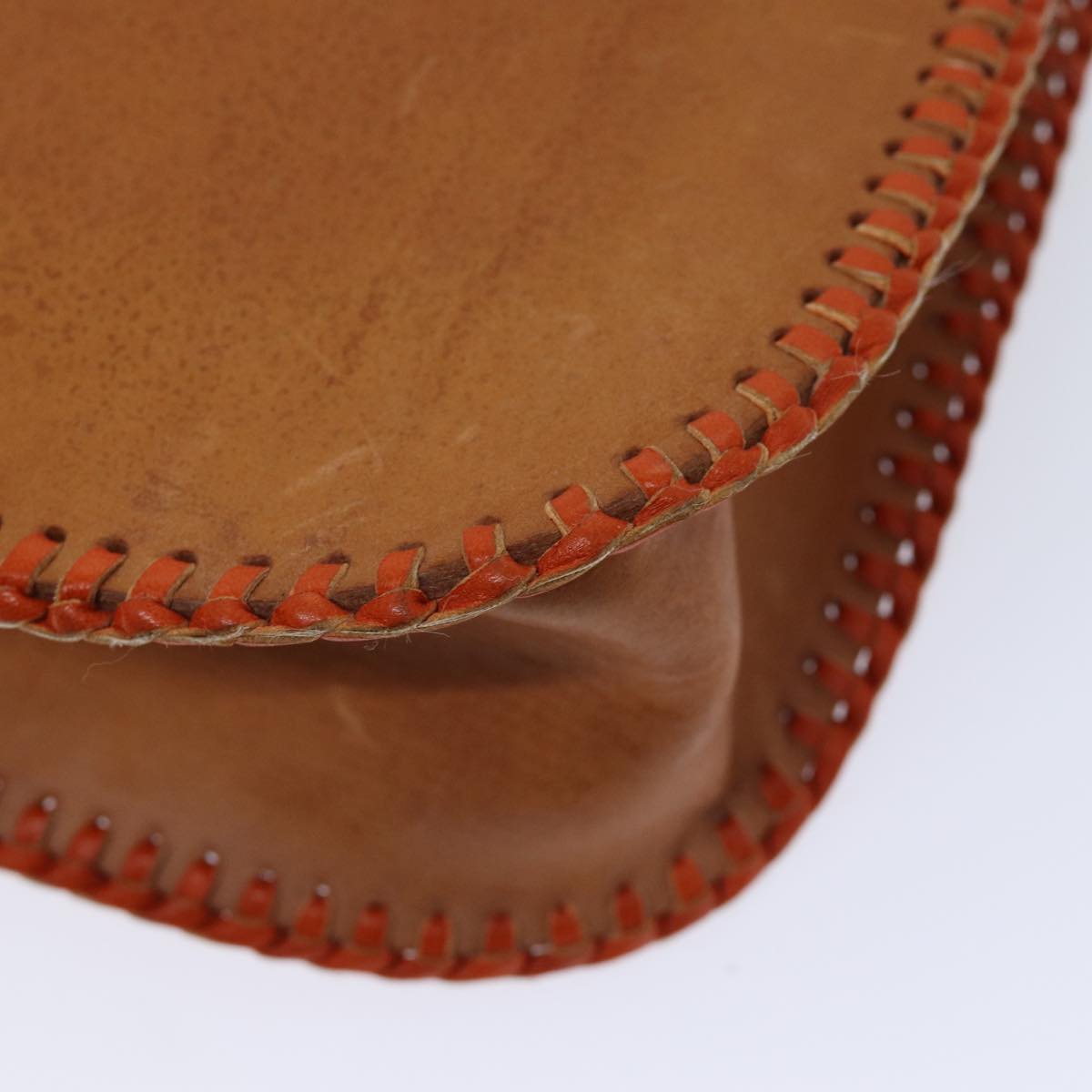 Miu Miu Shoulder Bag Leather Brown Auth 72496