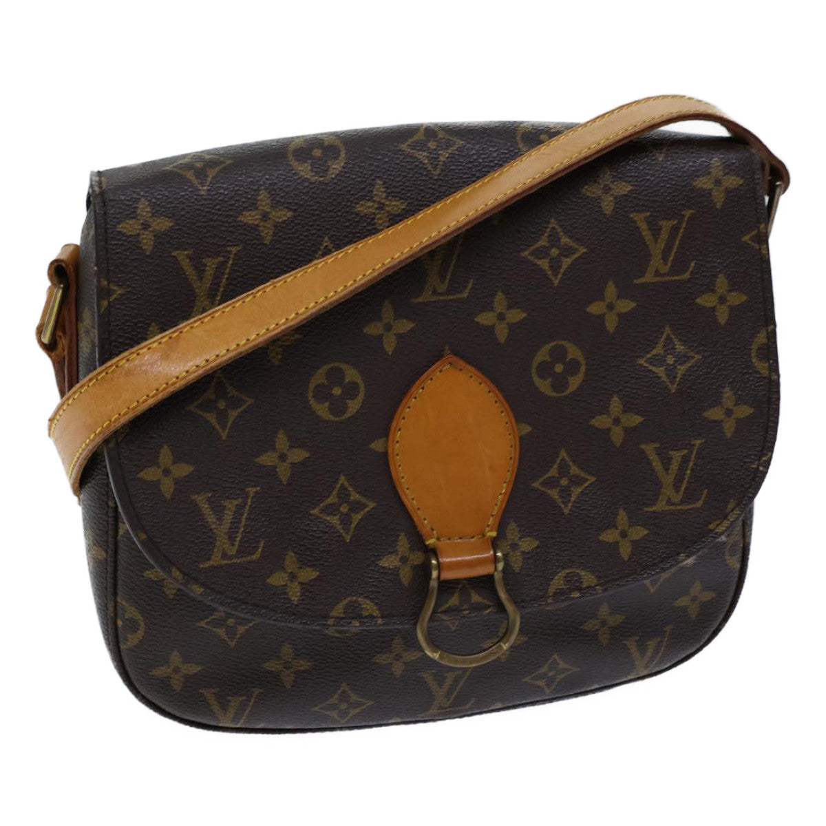 LOUIS VUITTON Monogram Saint Cloud GM Shoulder Bag M51242 LV Auth 72510