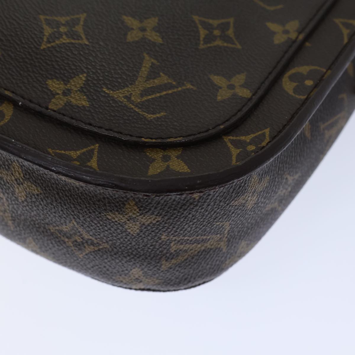 LOUIS VUITTON Monogram Saint Cloud GM Shoulder Bag M51242 LV Auth 72510