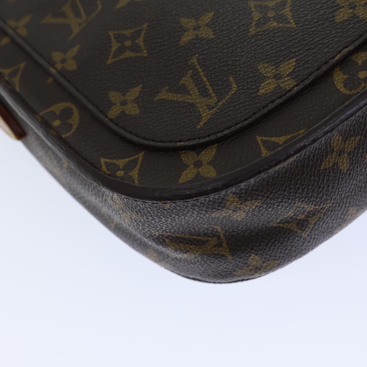 LOUIS VUITTON Monogram Saint Cloud GM Shoulder Bag M51242 LV Auth 72510