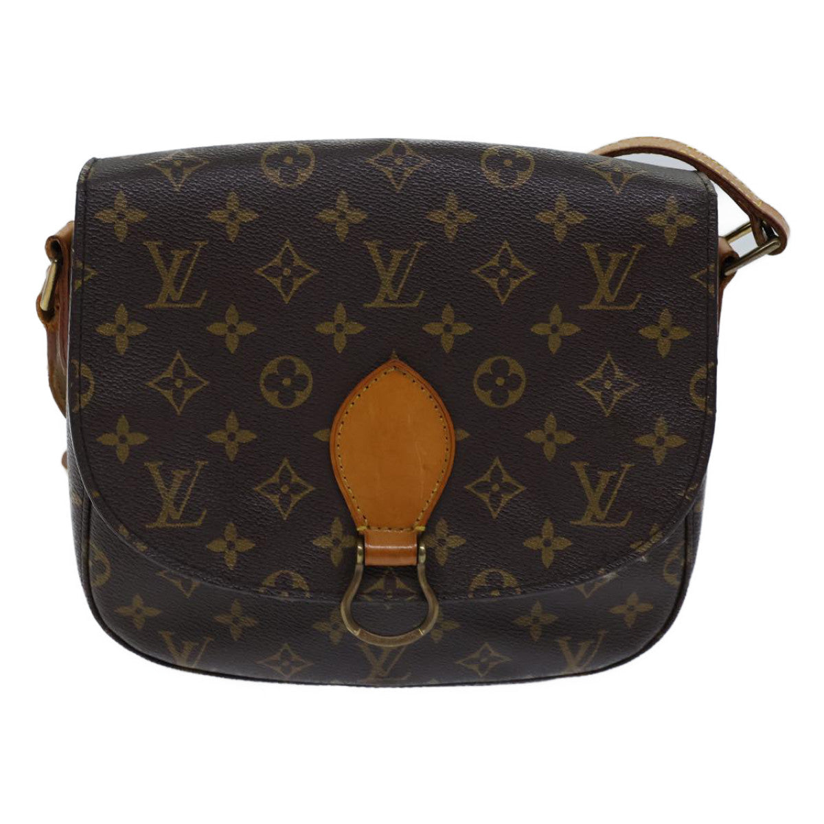 LOUIS VUITTON Monogram Saint Cloud GM Shoulder Bag M51242 LV Auth 72510