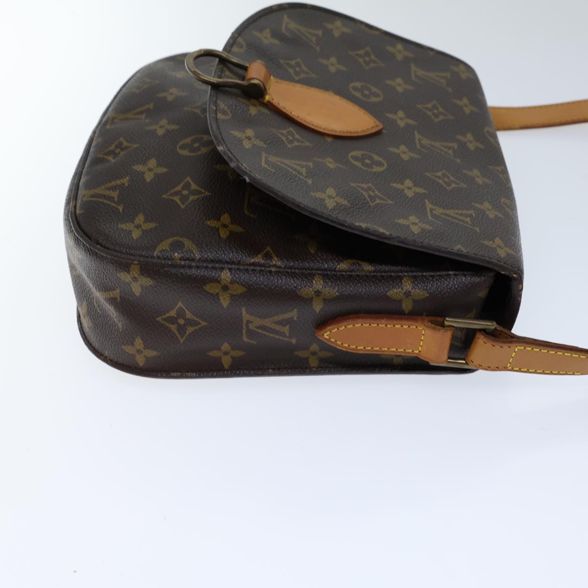 LOUIS VUITTON Monogram Saint Cloud GM Shoulder Bag M51242 LV Auth 72510