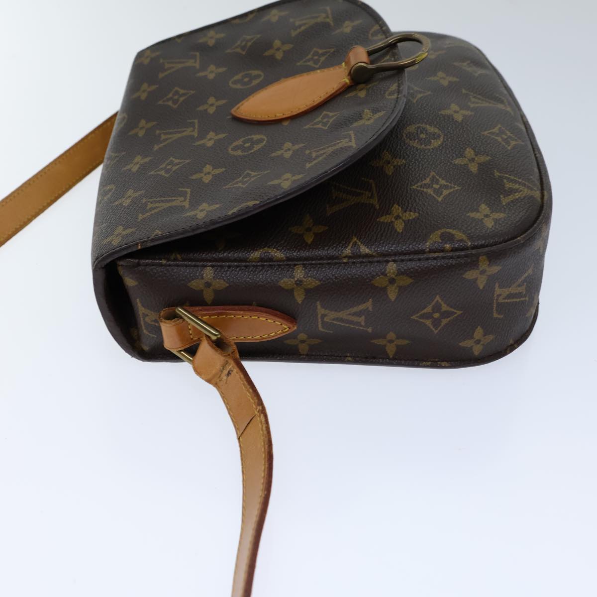 LOUIS VUITTON Monogram Saint Cloud GM Shoulder Bag M51242 LV Auth 72510