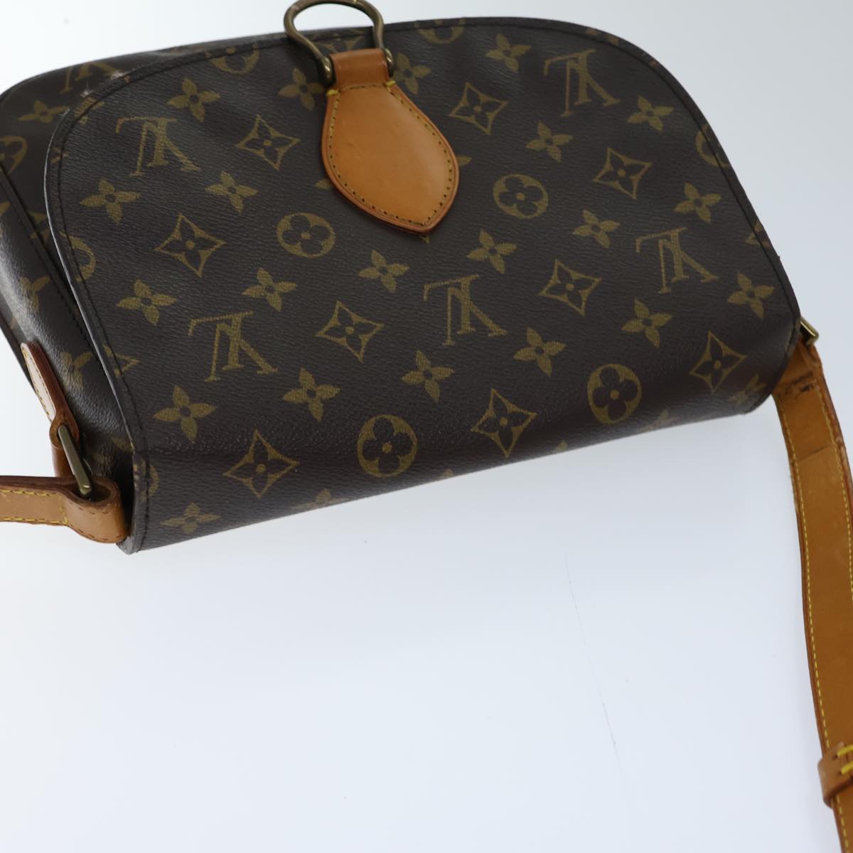 LOUIS VUITTON Monogram Saint Cloud GM Shoulder Bag M51242 LV Auth 72510