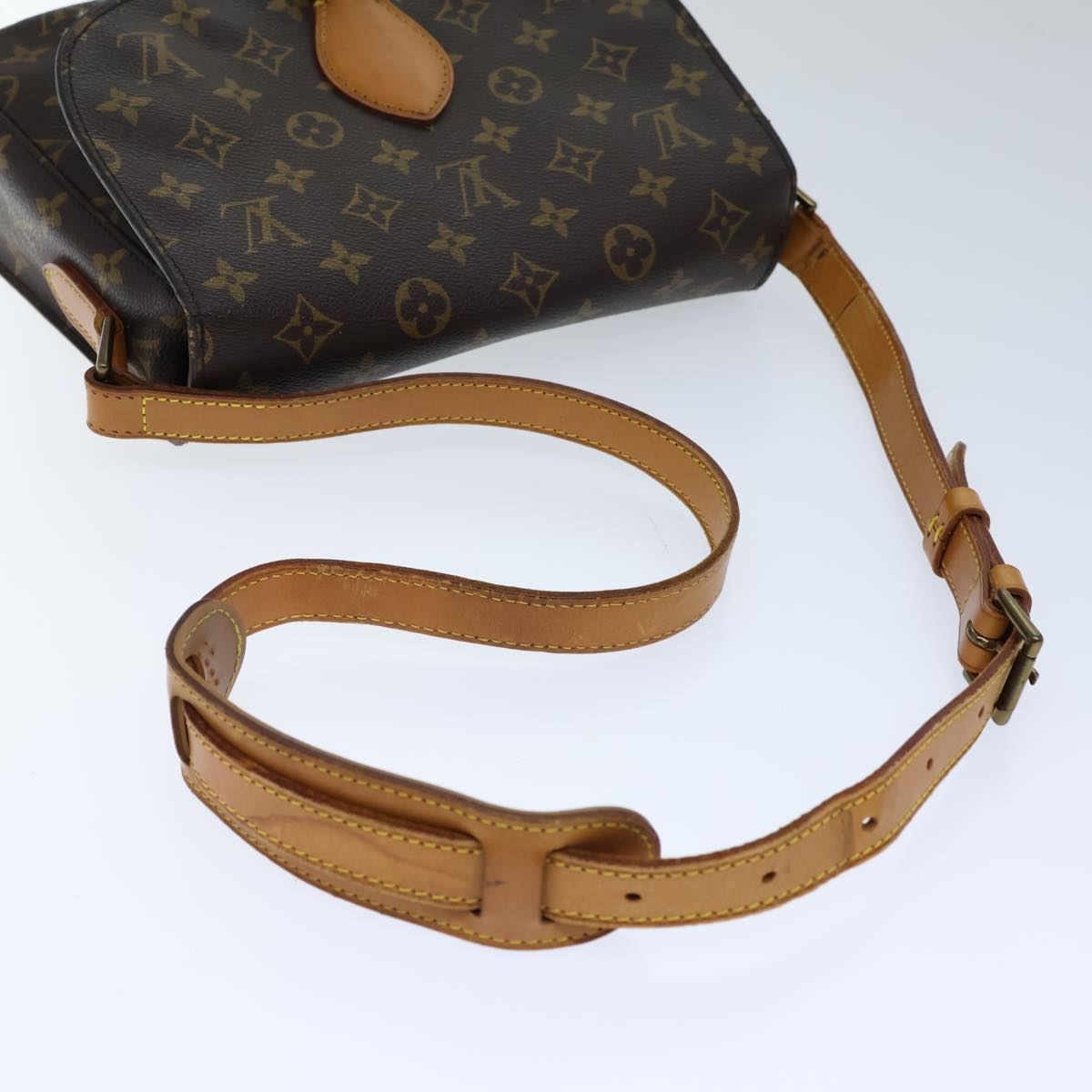 LOUIS VUITTON Monogram Saint Cloud GM Shoulder Bag M51242 LV Auth 72510