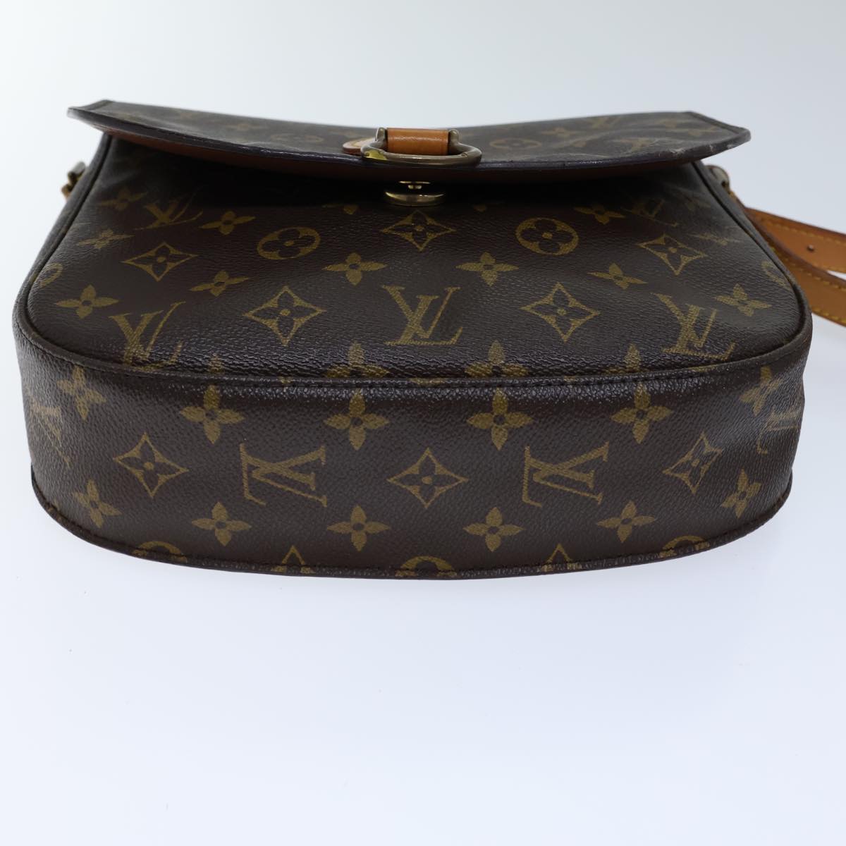 LOUIS VUITTON Monogram Saint Cloud GM Shoulder Bag M51242 LV Auth 72510