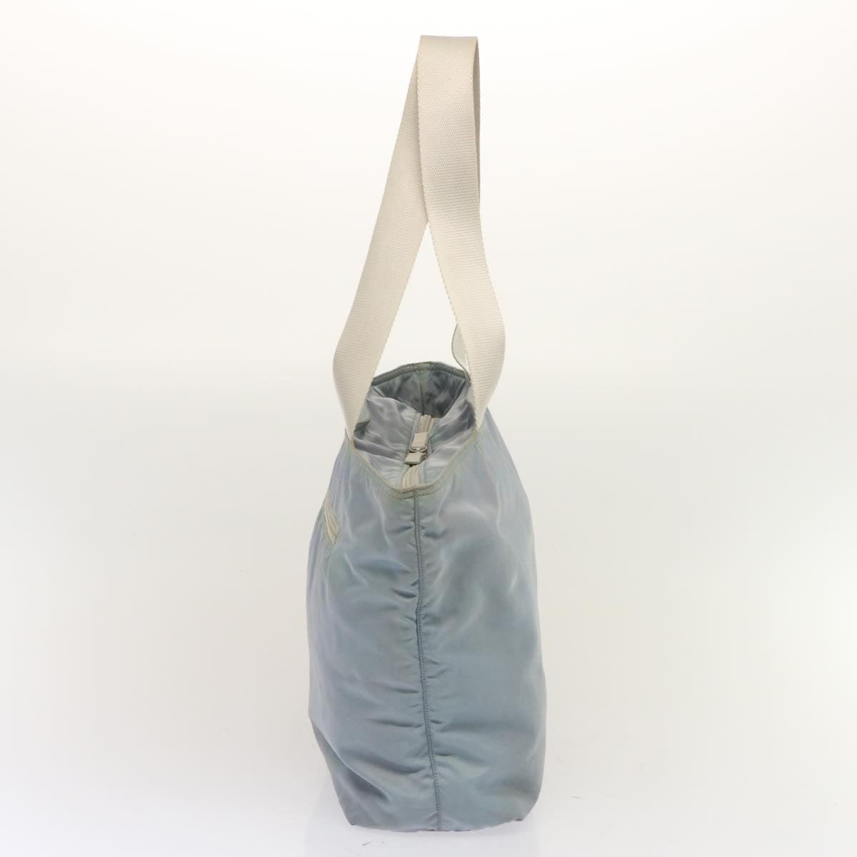 PRADA Tote Bag Nylon Blue Auth 72537