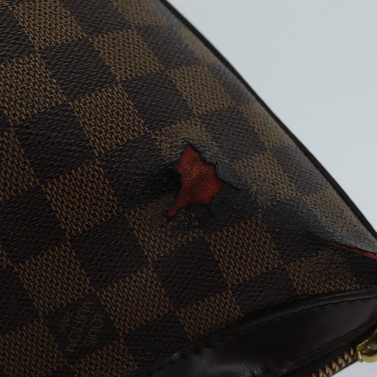 LOUIS VUITTON Damier Ebene Illovo MM Shoulder Bag N51995 LV Auth 72539