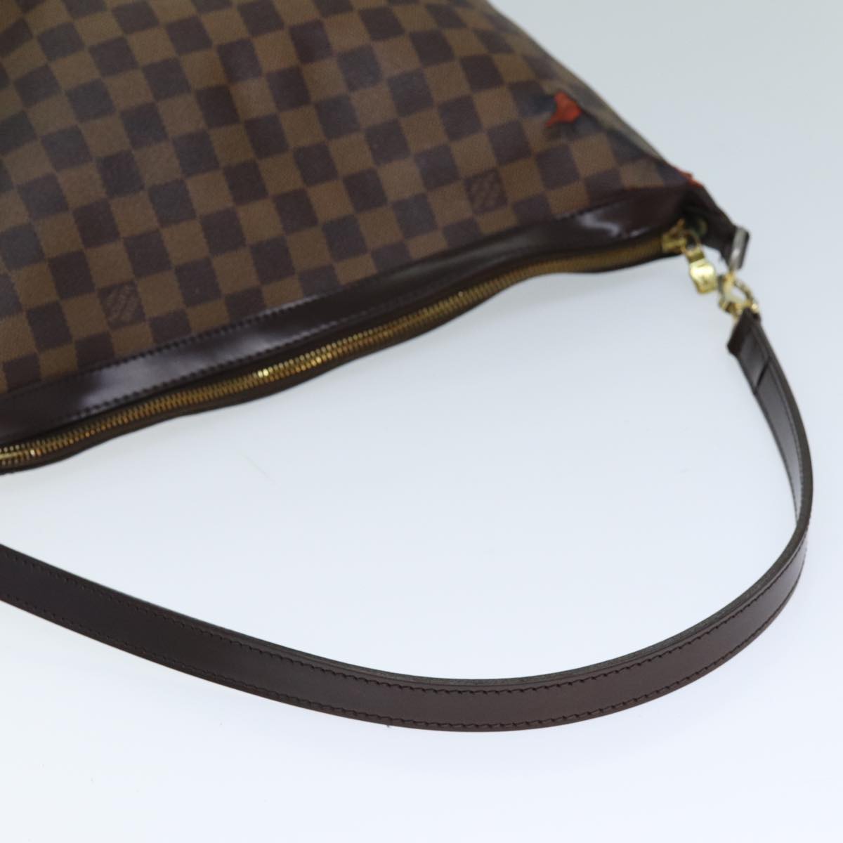 LOUIS VUITTON Damier Ebene Illovo MM Shoulder Bag N51995 LV Auth 72539