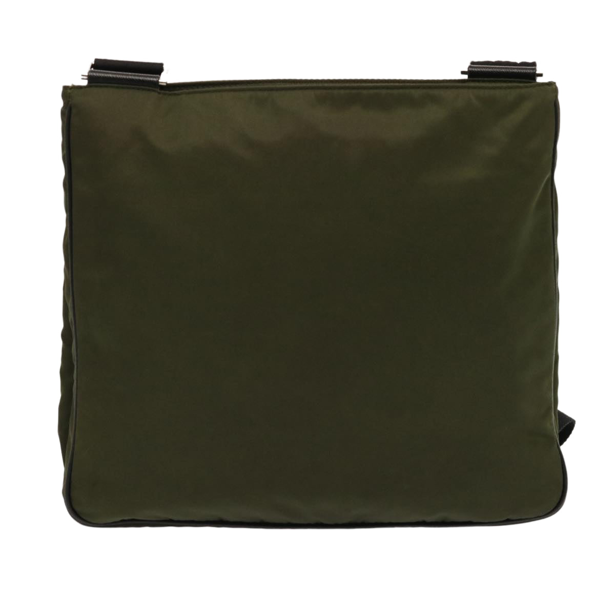 PRADA Shoulder Bag Nylon Khaki Auth 72559