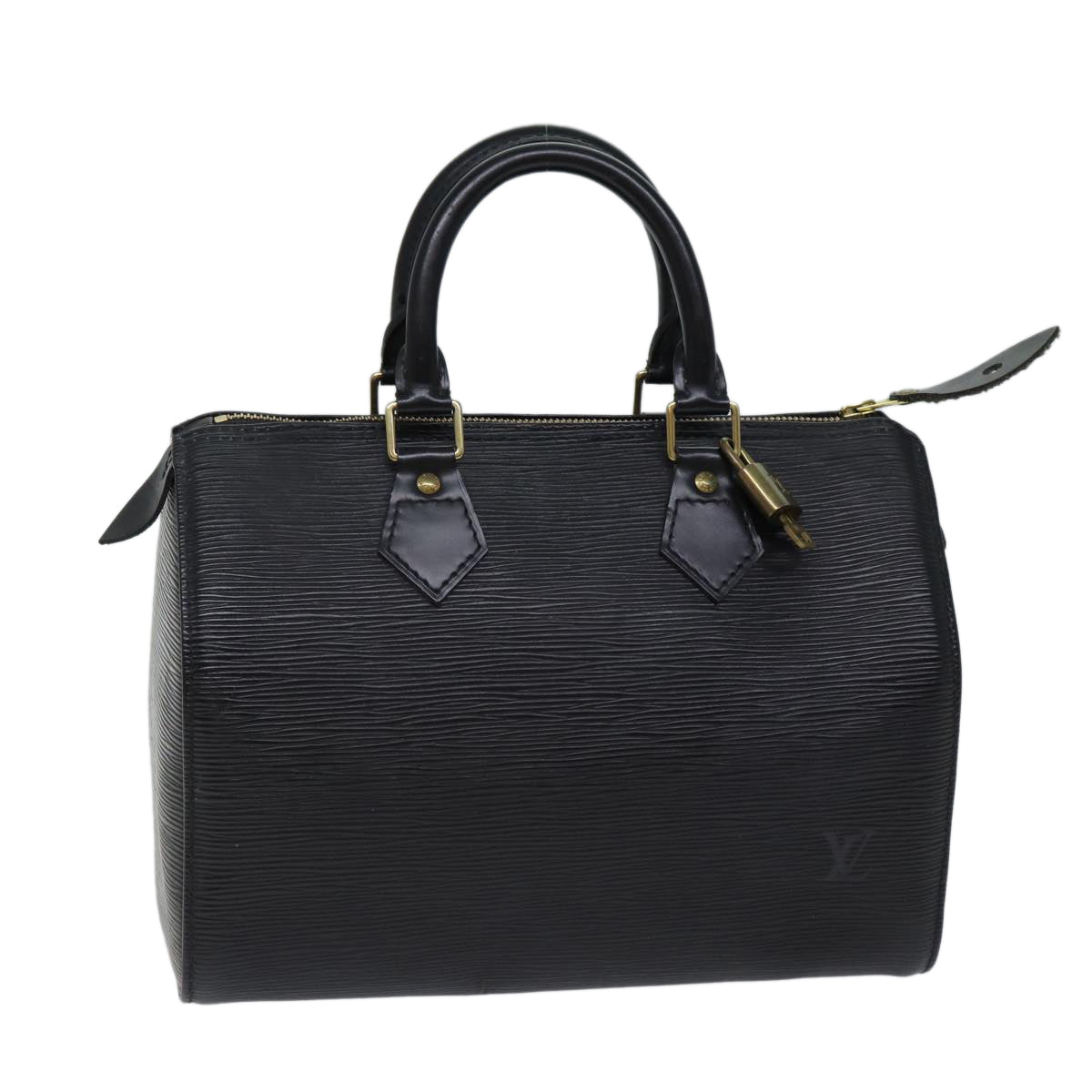 LOUIS VUITTON Epi Speedy 25 Hand Bag Black M43012 LV Auth 72561