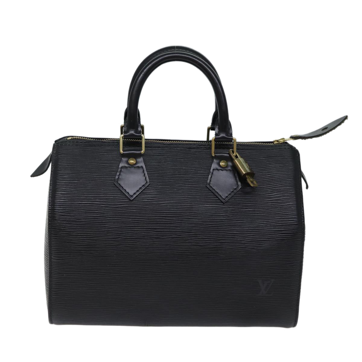 LOUIS VUITTON Epi Speedy 25 Hand Bag Black M43012 LV Auth 72561