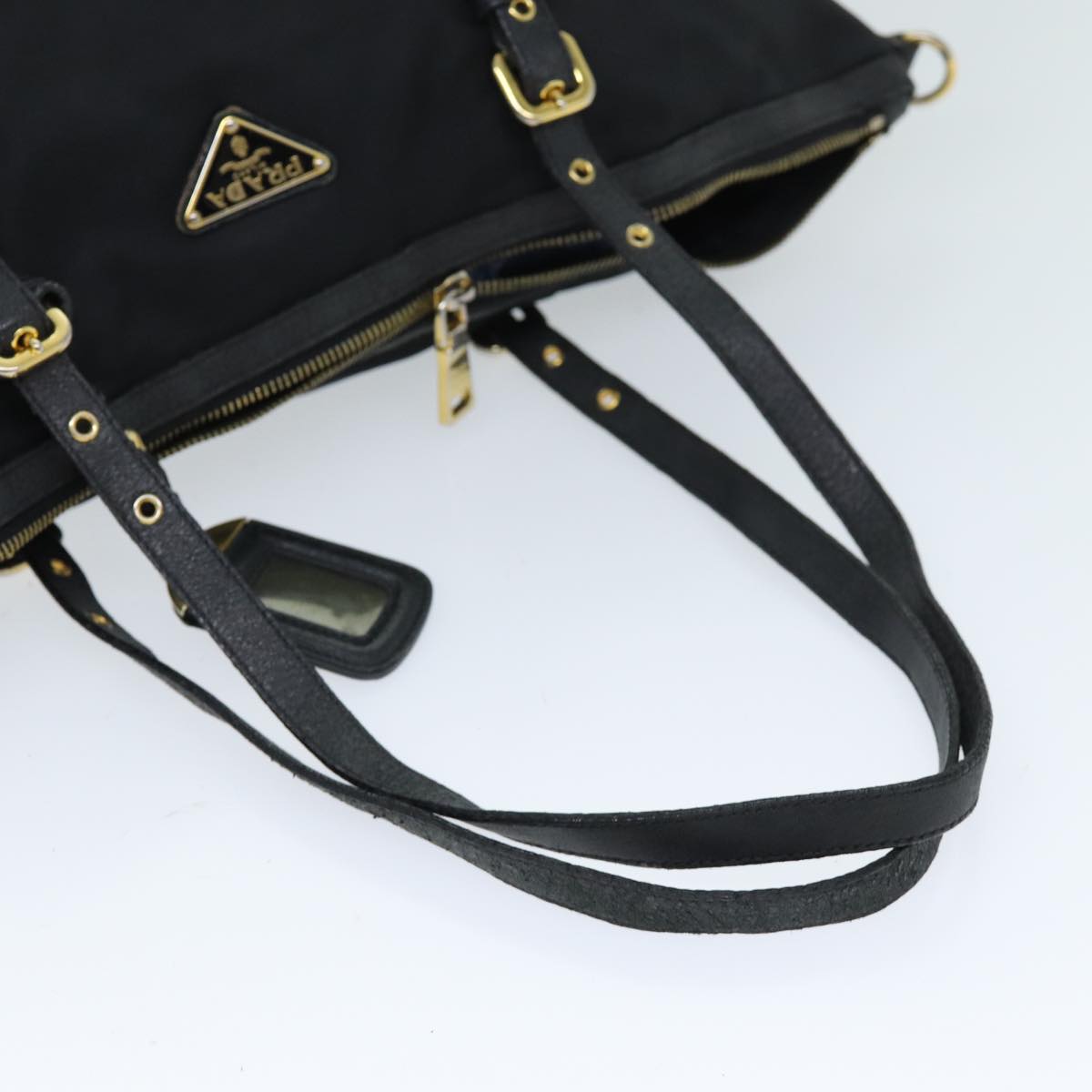 PRADA Shoulder Bag Nylon 2way Black Auth 72565