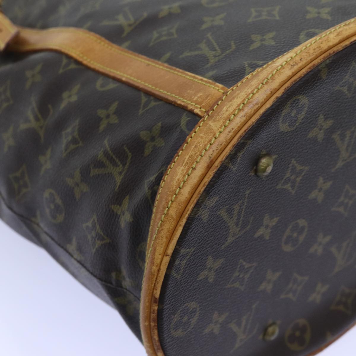 LOUIS VUITTON Monogram Bucket GM Shoulder Bag Old model M42236 LV Auth 72583