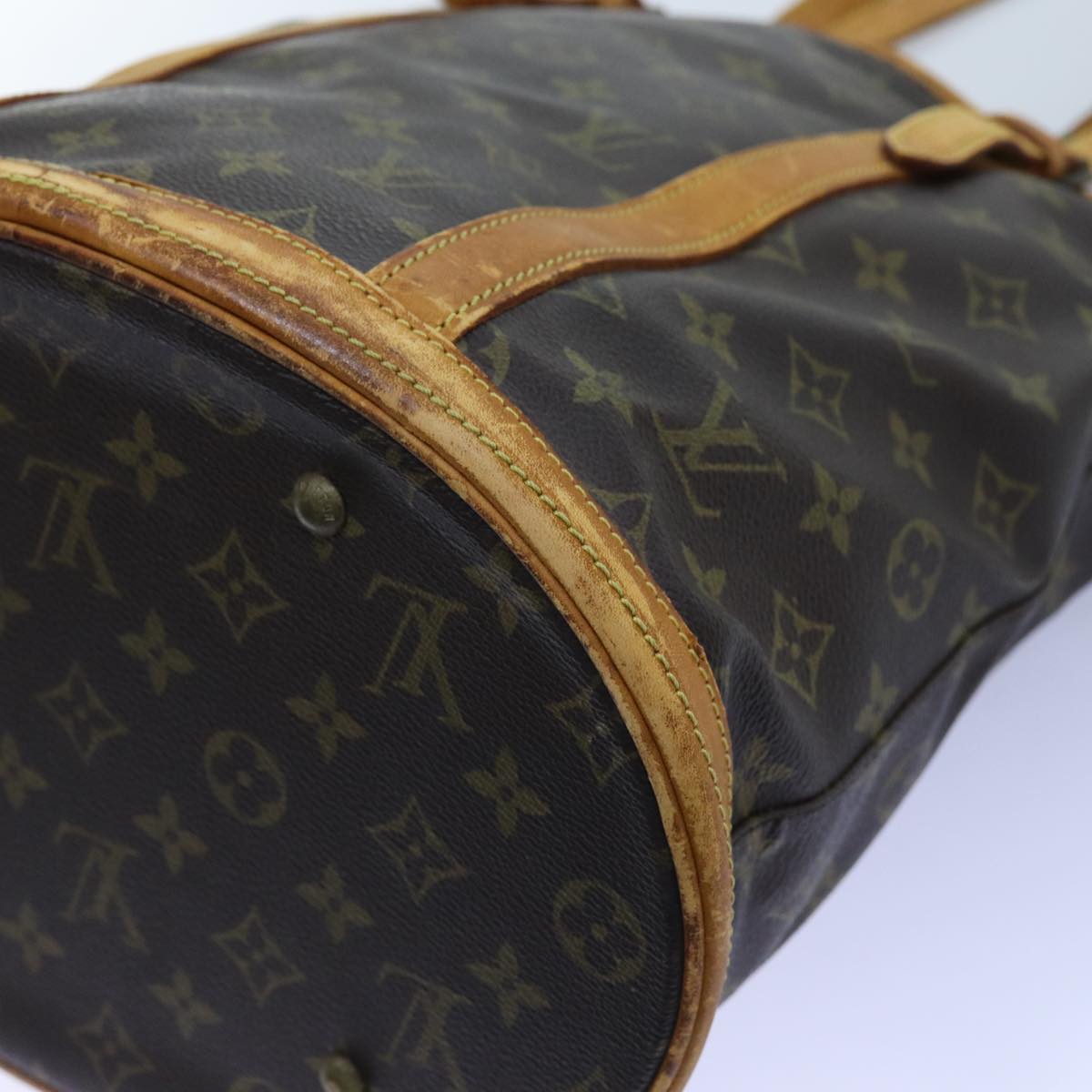 LOUIS VUITTON Monogram Bucket GM Shoulder Bag Old model M42236 LV Auth 72583