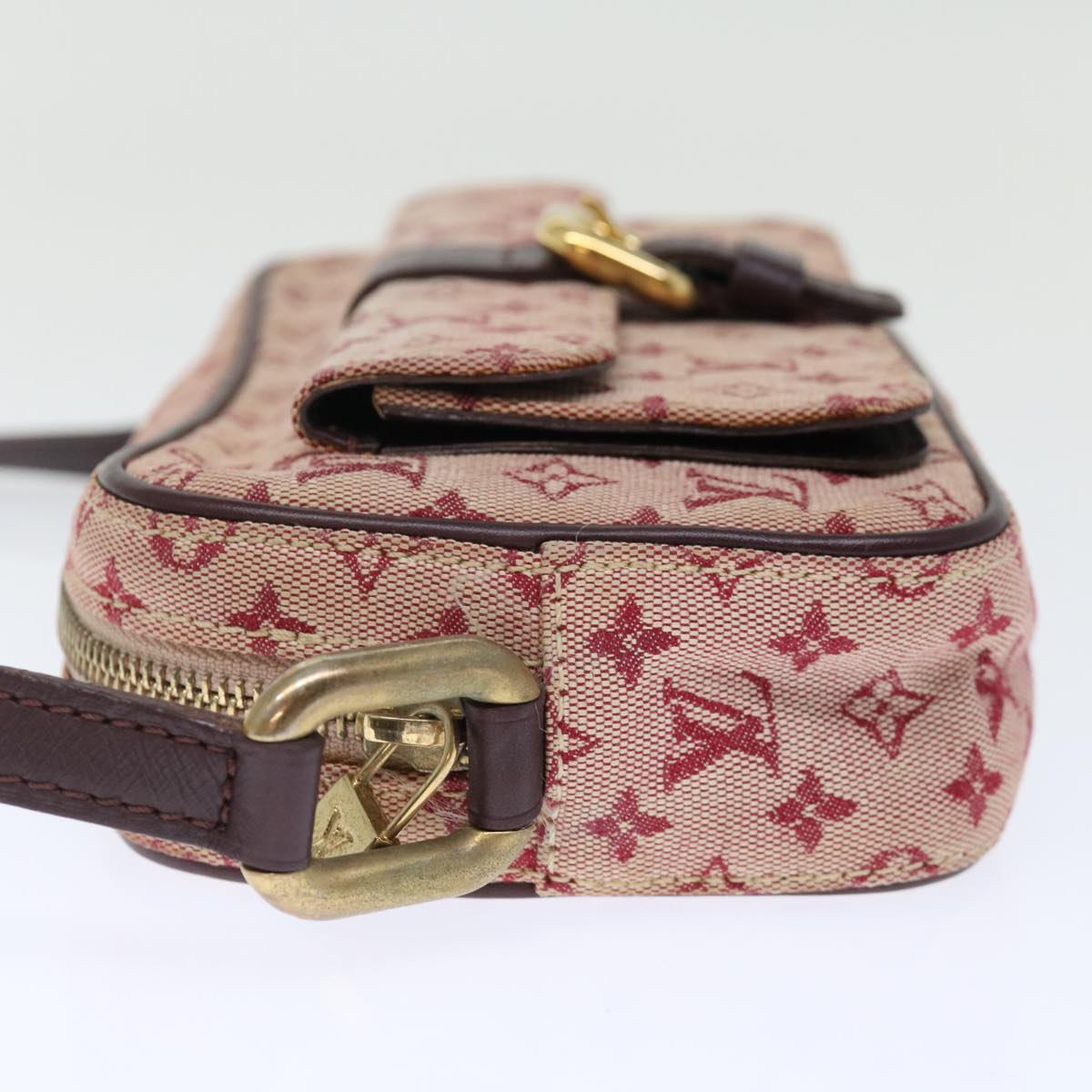 LOUIS VUITTON Monogram Mini Juliet MM Shoulder Bag Red M92219 LV Auth 72590