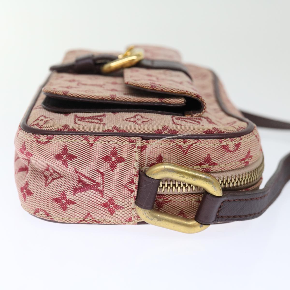 LOUIS VUITTON Monogram Mini Juliet MM Shoulder Bag Red M92219 LV Auth 72590