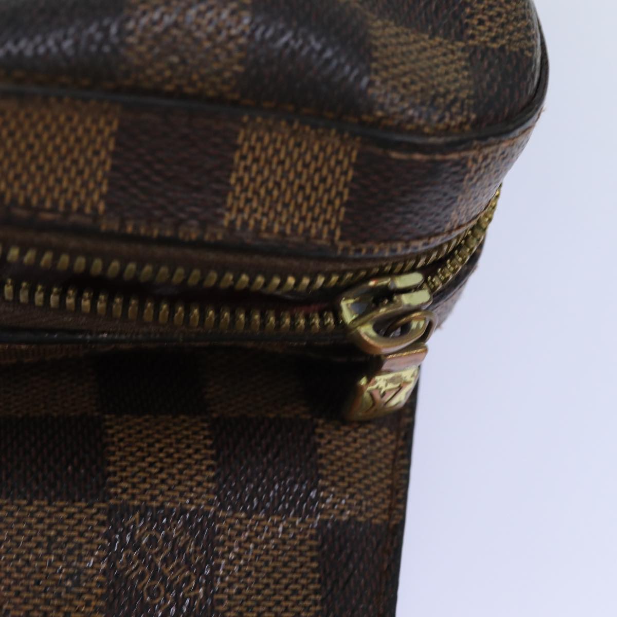 LOUIS VUITTON Damier Ebene Geronimos Shoulder Bag N51994 LV Auth 72601