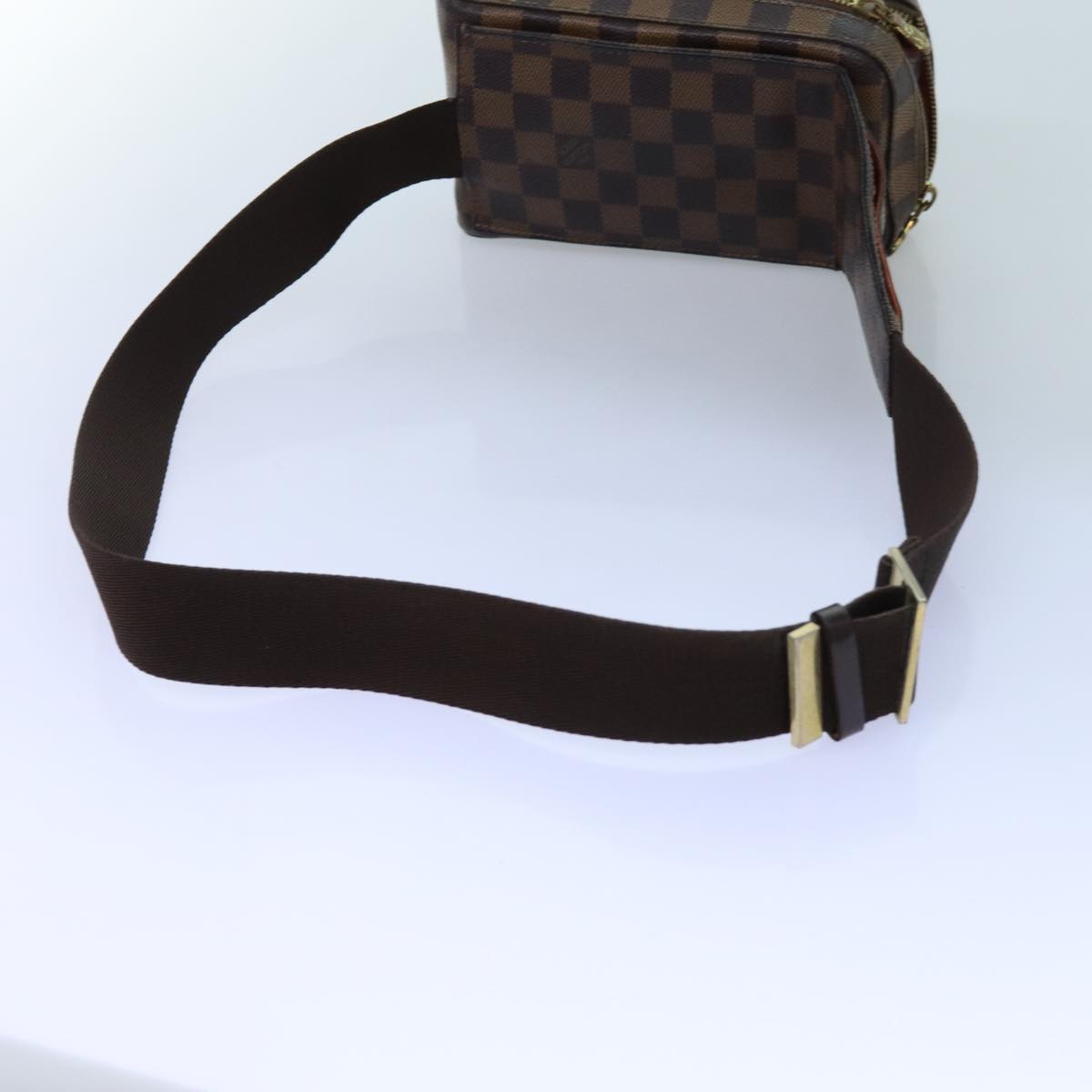 LOUIS VUITTON Damier Ebene Geronimos Shoulder Bag N51994 LV Auth 72601