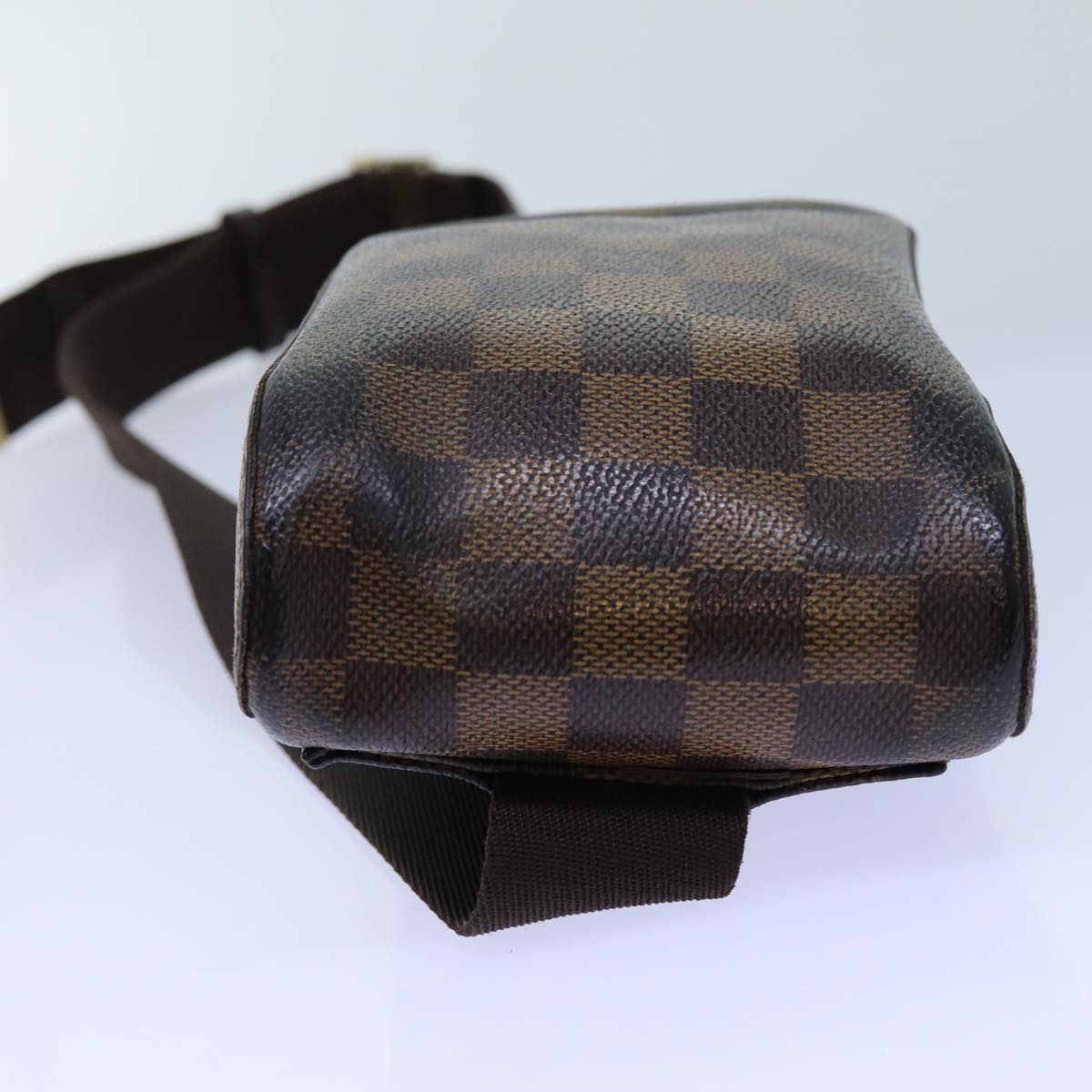 LOUIS VUITTON Damier Ebene Geronimos Shoulder Bag N51994 LV Auth 72601