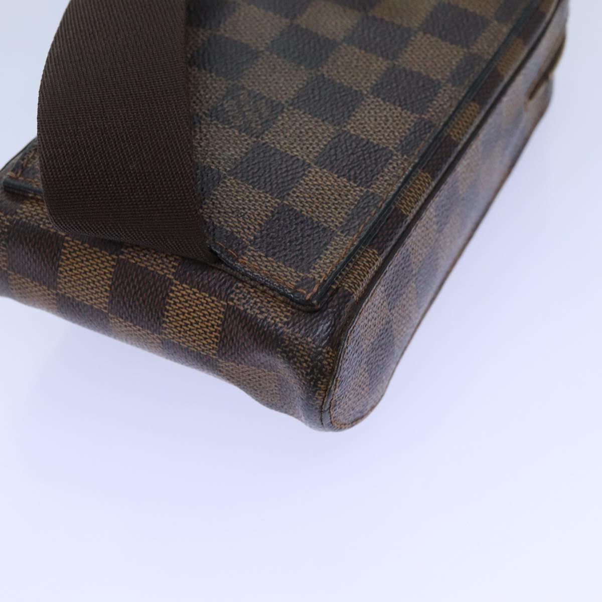 LOUIS VUITTON Damier Ebene Geronimos Shoulder Bag N51994 LV Auth 72601