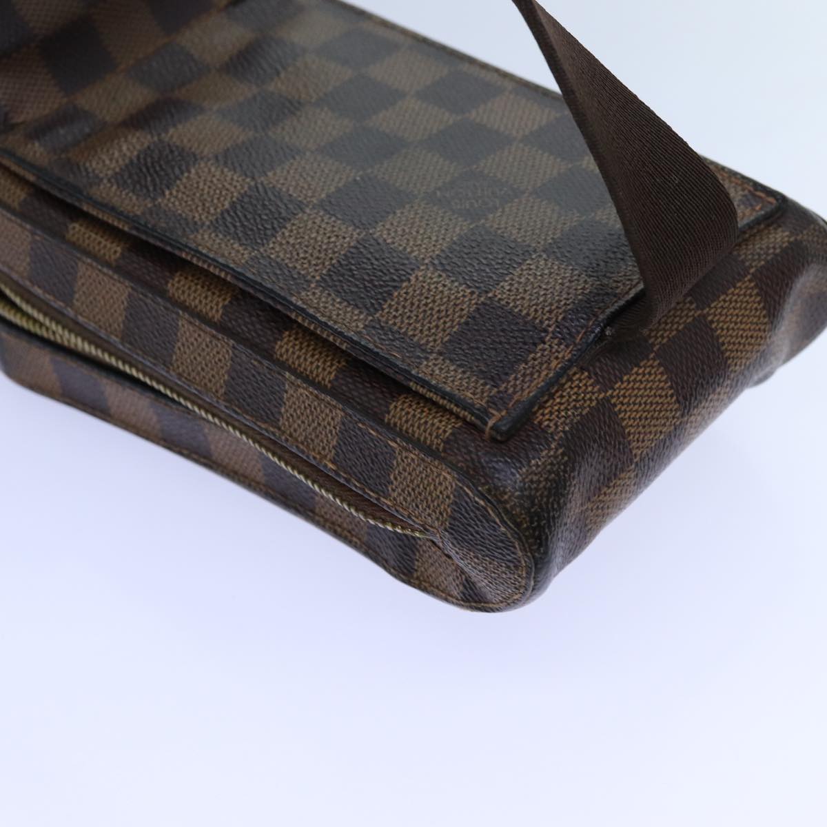 LOUIS VUITTON Damier Ebene Geronimos Shoulder Bag N51994 LV Auth 72601