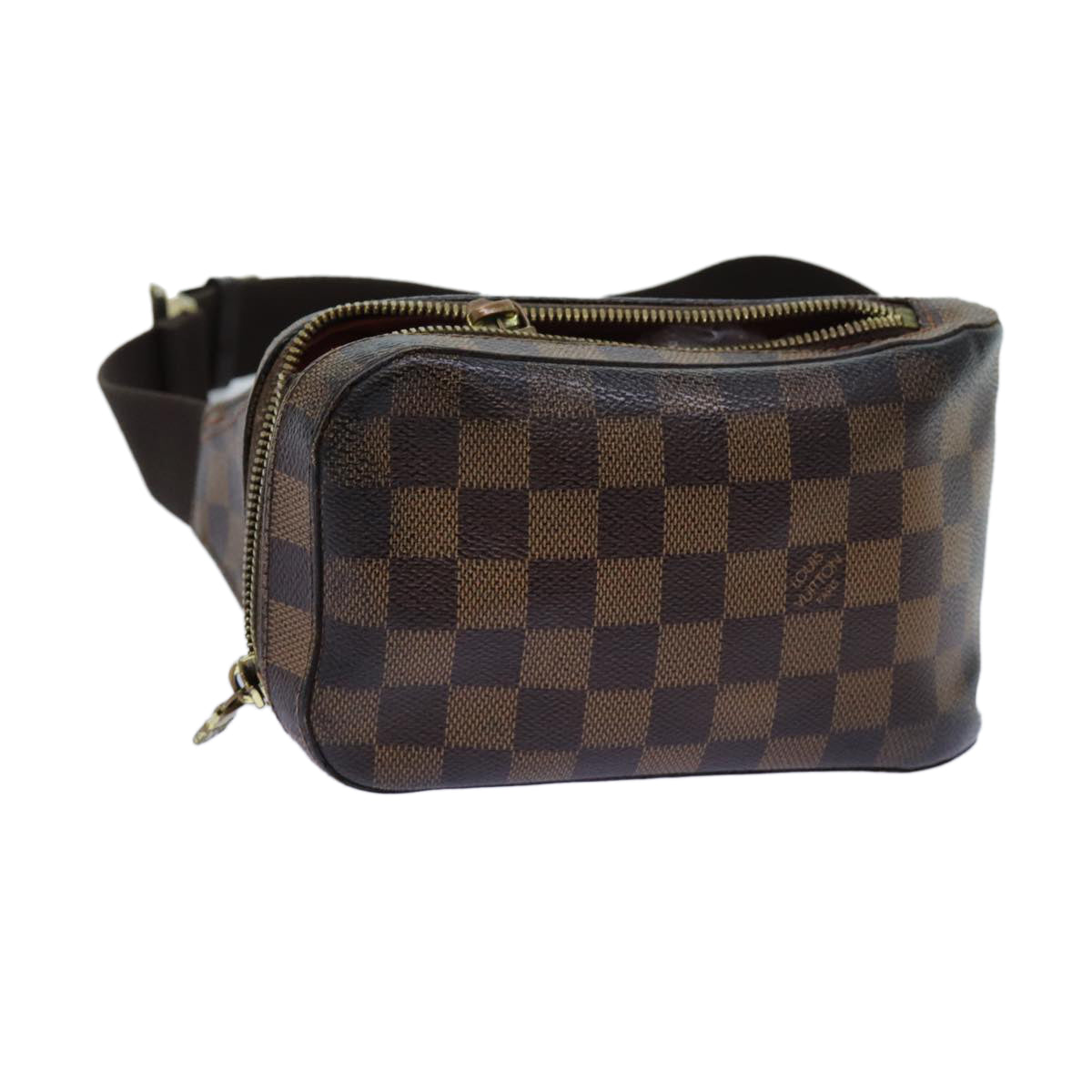 LOUIS VUITTON Damier Ebene Geronimos Shoulder Bag N51994 LV Auth 72601