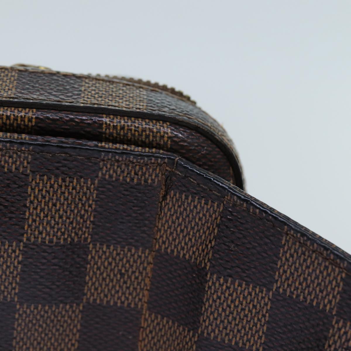 LOUIS VUITTON Damier Ebene Geronimos Shoulder Bag N51994 LV Auth 72601