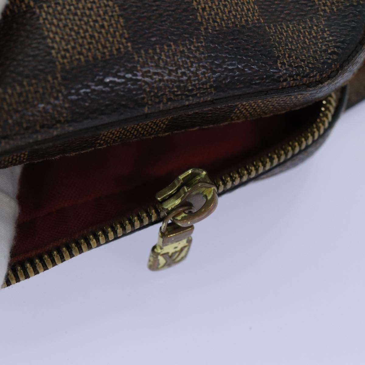 LOUIS VUITTON Damier Ebene Geronimos Shoulder Bag N51994 LV Auth 72601