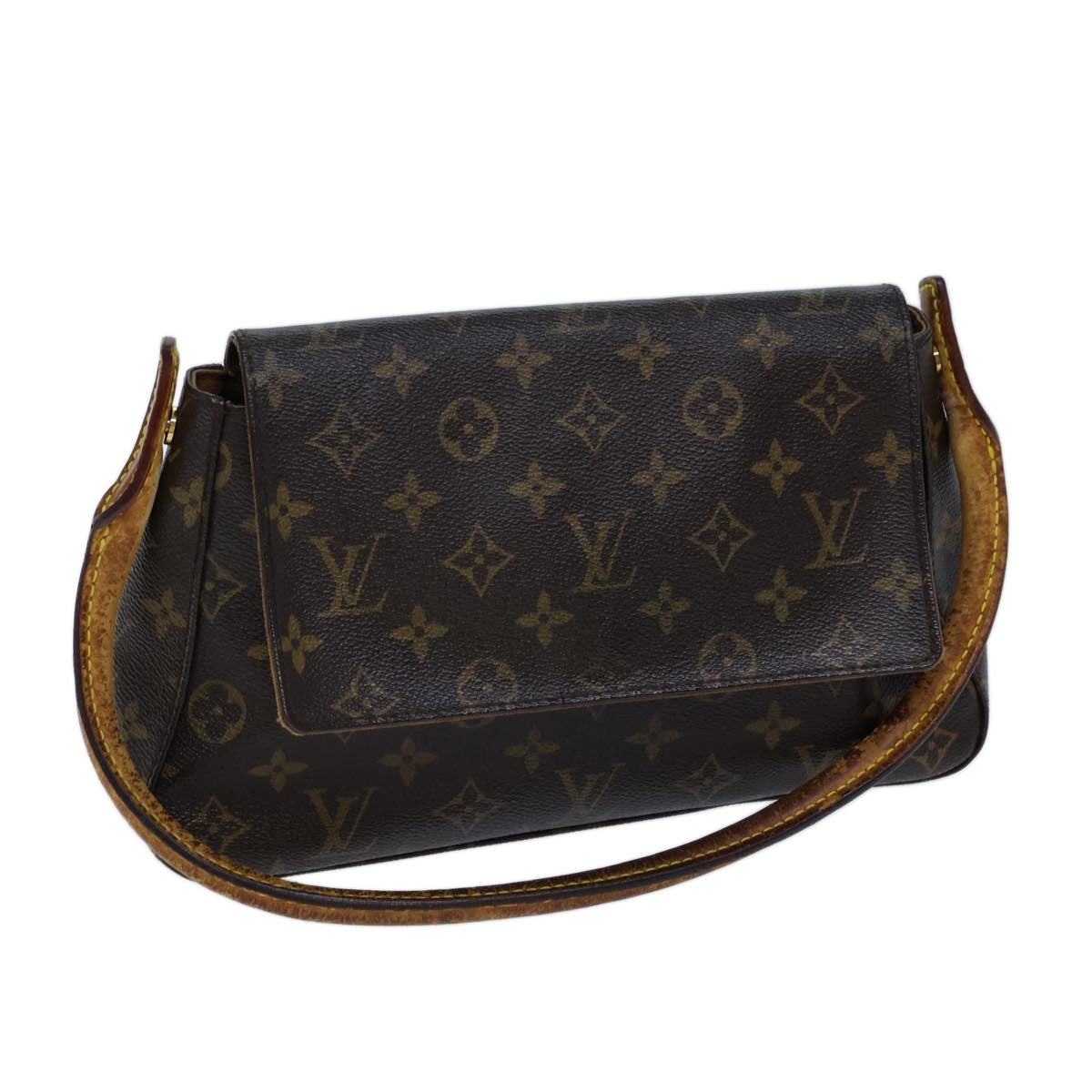 LOUIS VUITTON Monogram Mini Looping Shoulder Bag M51147 LV Auth 72607