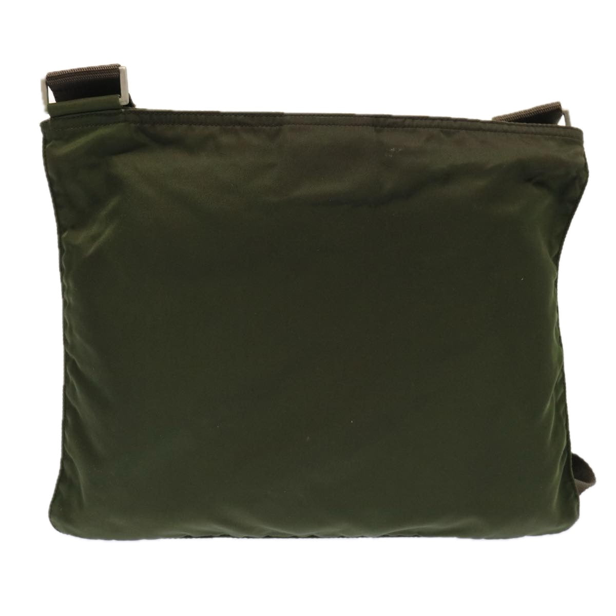 PRADA Shoulder Bag Nylon Khaki Auth 72628