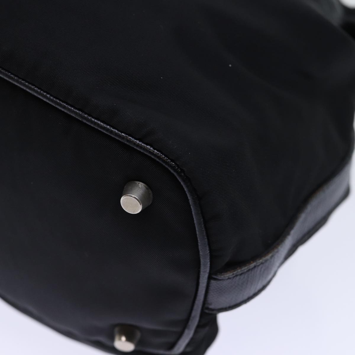 PRADA Shoulder Bag Nylon Black Auth 72630