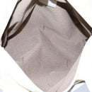 FENDI Zucca Canvas Hand Bag Nylon White Auth 72631-11