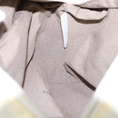 FENDI Zucca Canvas Hand Bag Nylon White Auth 72631-19