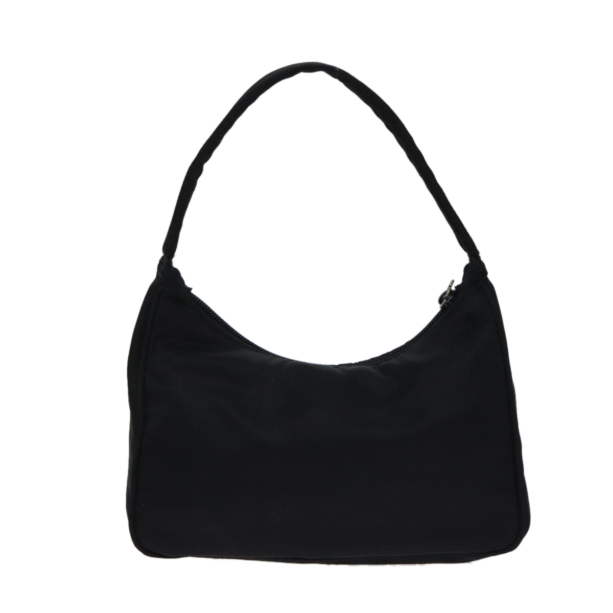 PRADA Hand Bag Nylon Black Auth 72648 - 0