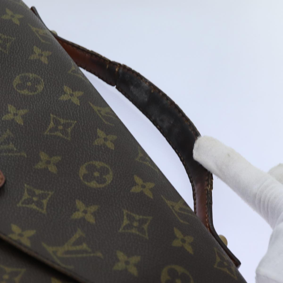 LOUIS VUITTON Monogram Monceau 28 Hand Bag 2way M51185 LV Auth 72652