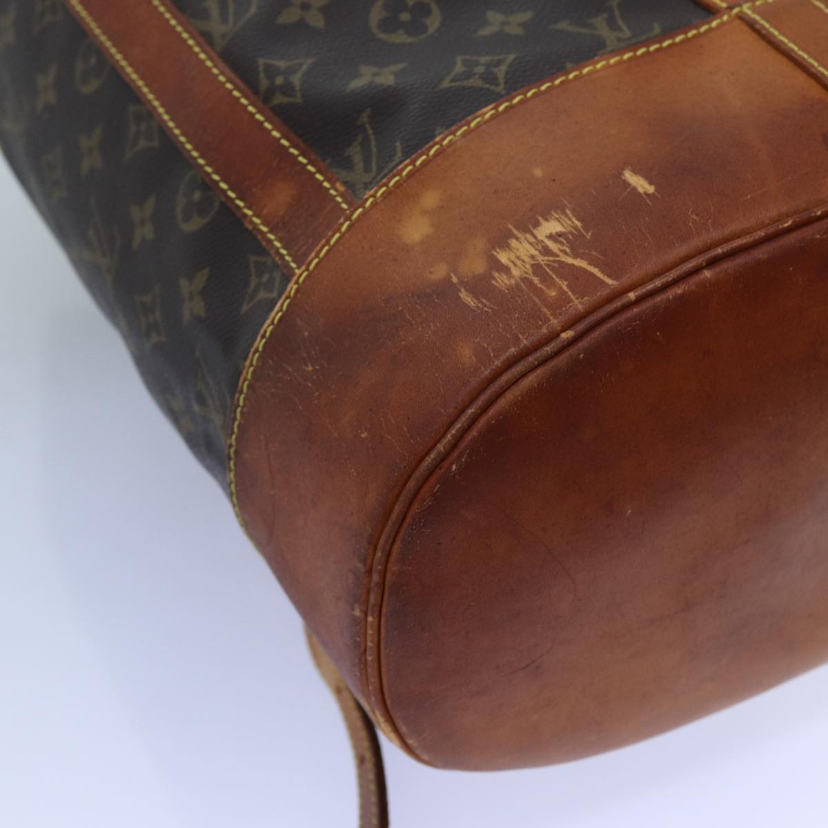 LOUIS VUITTON Monogram Randonnee GM Shoulder Bag M42244 LV Auth 72668