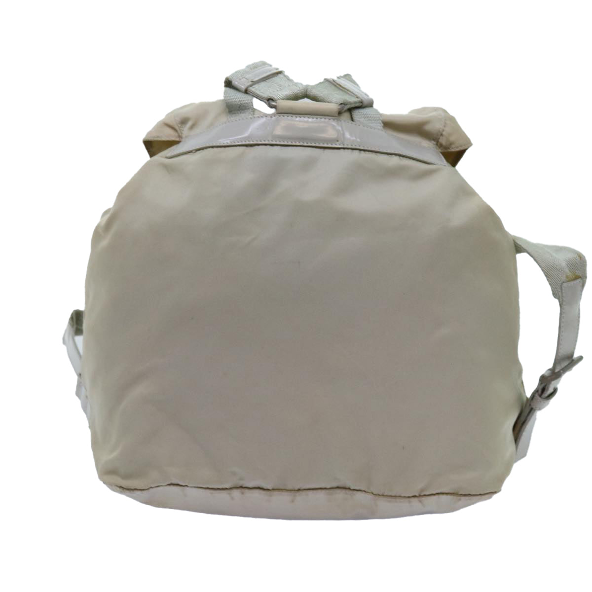 PRADA Backpack Nylon Beige Auth 72678 - 0