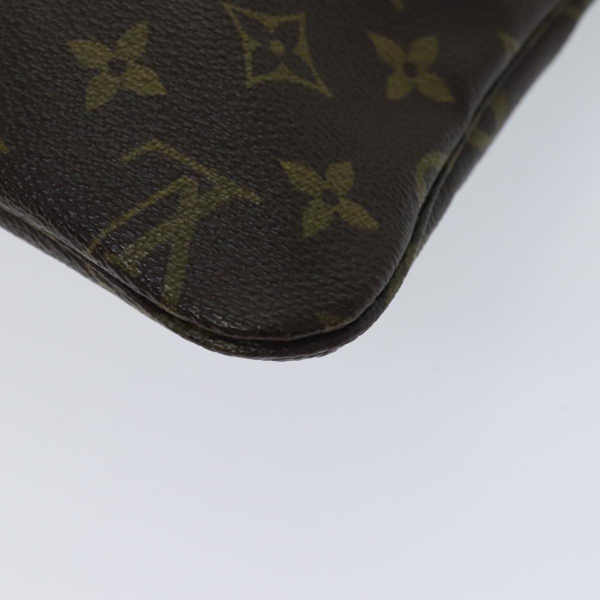 LOUIS VUITTON Monogram Pochette Priant Clutch Bag M51805 LV Auth 72695