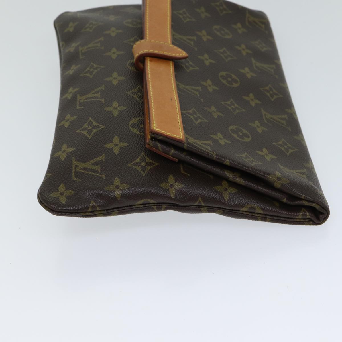 LOUIS VUITTON Monogram Pochette Priant Clutch Bag M51805 LV Auth 72695