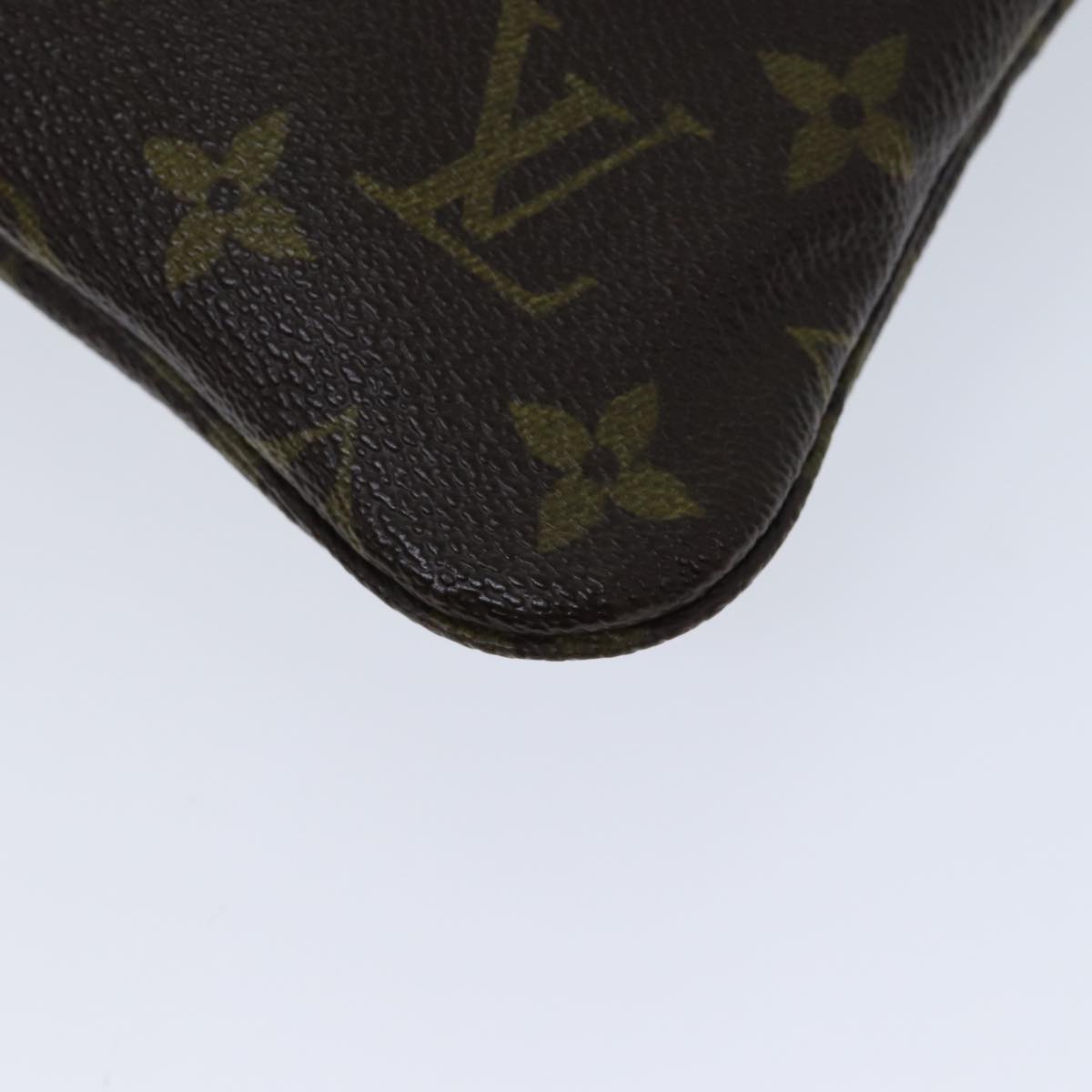 LOUIS VUITTON Monogram Pochette Priant Clutch Bag M51805 LV Auth 72695