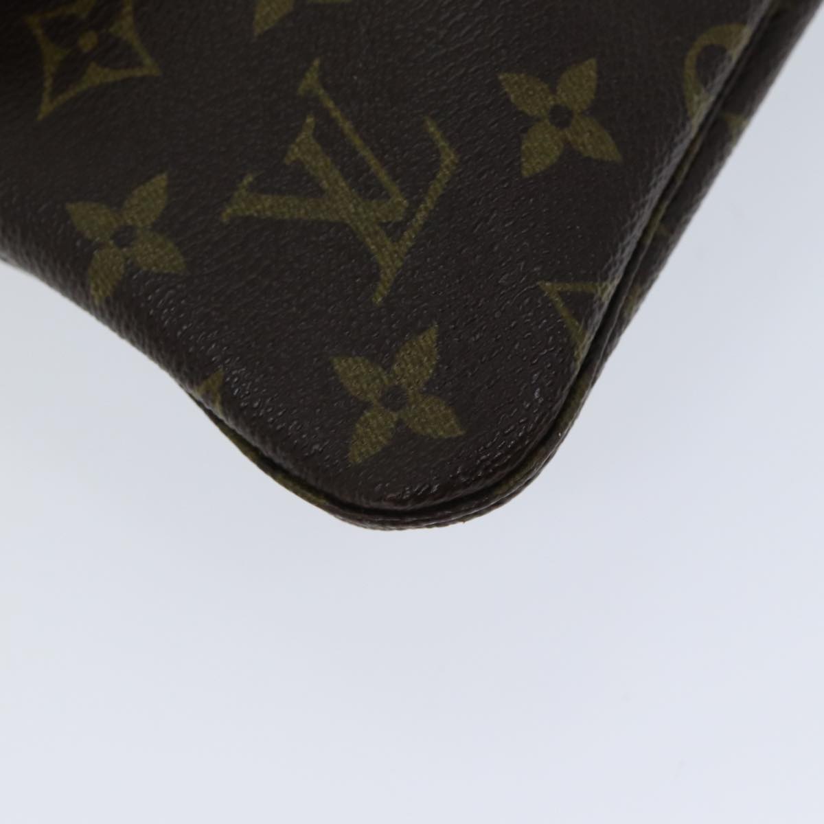 LOUIS VUITTON Monogram Pochette Priant Clutch Bag M51805 LV Auth 72695