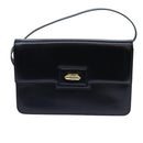 GUCCI Shoulder Bag Leather Black Auth 72713-13