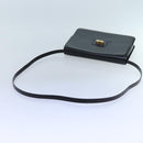 GUCCI Shoulder Bag Leather Black Auth 72713-6