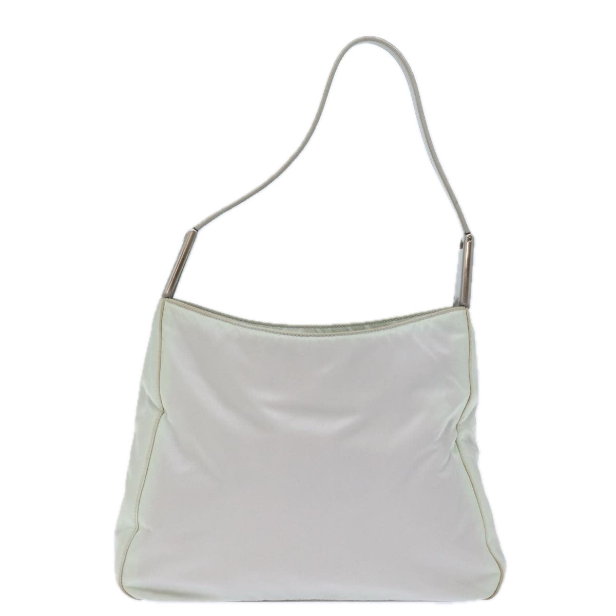 PRADA Shoulder Bag Nylon Gray Auth 72737 - 0