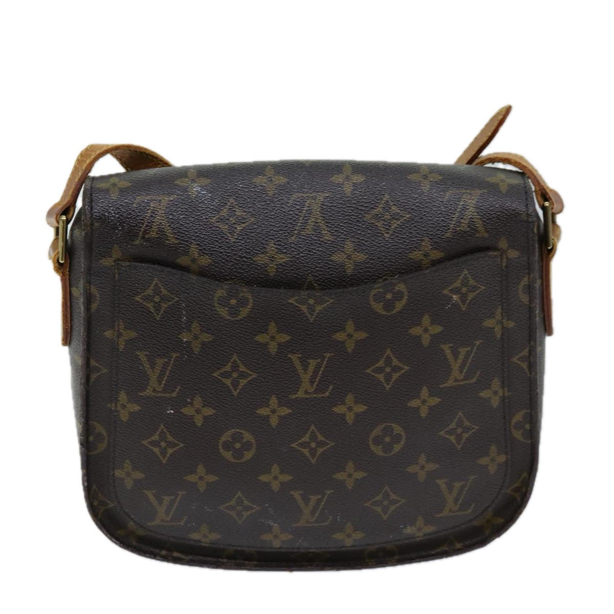 LOUIS VUITTON Monogram Saint Cloud GM Shoulder Bag M51242 LV Auth 72740