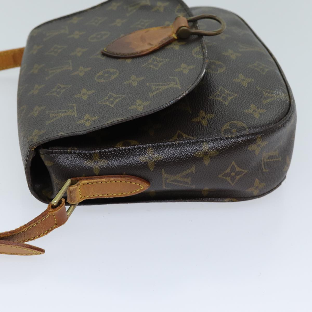 LOUIS VUITTON Monogram Saint Cloud GM Shoulder Bag M51242 LV Auth 72740